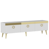 Comoda TV Safar - White, Alb, 150x45x30 cm