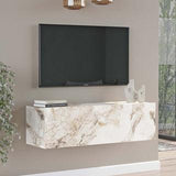 Comoda TV Serit, 100x31x29 cm - Alb