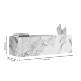Comoda TV Serit, 100x31x29 cm - Alb