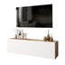 Comoda TV Serit, Alb - Stejar, 31x100x30 cm
