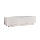 Comoda TV Shelfy, Alb - Negru, 140x39x36 cm - alb