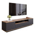 Comoda TV Soren, Antracit - Alb, 180x44x45 cm