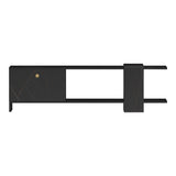 Comoda TV Standi, Negru, 120x25x36 cm
