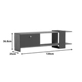 Comoda TV Standi, Sonoma, 120x25x37 cm