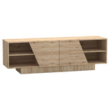 Comoda TV Stevie, Diverse culori, 160x40x50 cm - Stejar