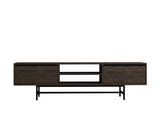 Comoda Tv Tauber, Stejar - Gri, 180x50x40 cm - Gri