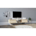 Comoda Tv Tauber, Stejar - Gri, 180x50x40 cm