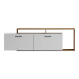 Comoda TV Tobler, Alb, 170x40x53 cm