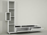 Comoda Tv Tulip TV Unit, Alb, 30x167x160 cm - Alb