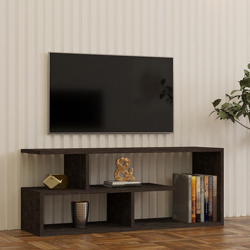Comoda TV Waldo, Diverse culori, 100x30x40 cm - Negru