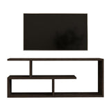 Comoda TV Waldo, Diverse culori, 100x30x40 cm - Negru