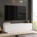 Comoda TV Zoeva, 140x35x38 cm - Alb