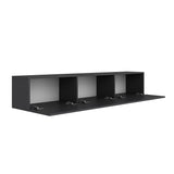 Comoda West, Gri - Alb, 150x32 cm - Gri