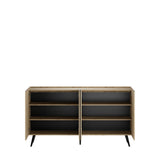 Consola KNS-740-FF-2 Home Collection® Luna cu 4 usi, Stejar, 180x100x43 cm