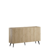 Consola KNS-740-FF-2 Home Collection® Luna cu 4 usi, Stejar, 180x100x43 cm