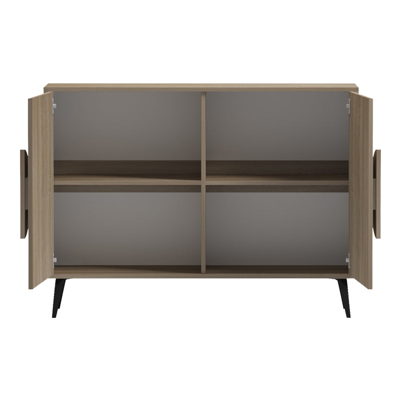 Consola Bufet Gora, Pal melaminat, 110x36x82 cm - Sonoma