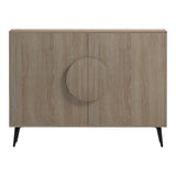 Consola Bufet Gora, Pal melaminat, 110x36x82 cm - Sonoma