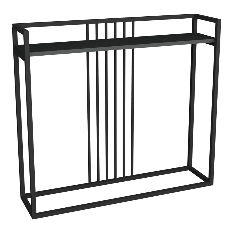 Consolă cu negru, Convida, Lemn, Stejar, 100x25x90 cm - Antracit