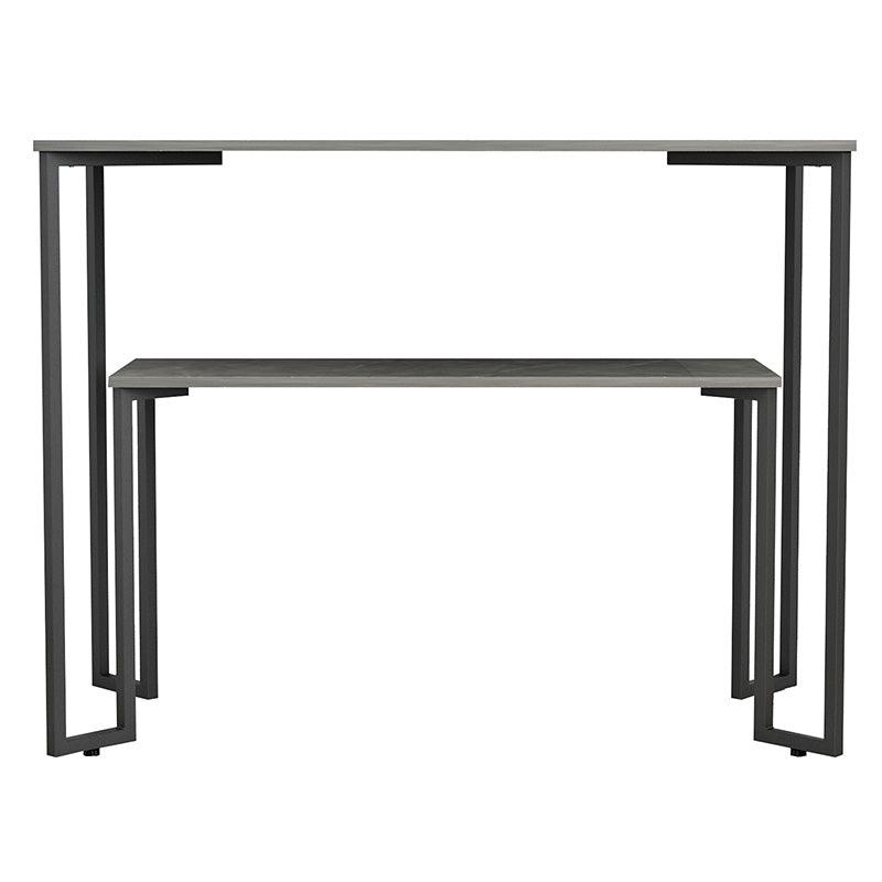 Consolă Homer, Natural - Gri, 110x48x85 cm - Gri