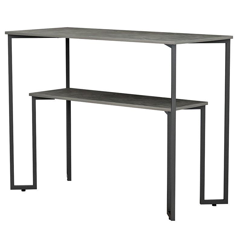 Consolă Homer, Natural - Gri, 110x48x85 cm - Gri