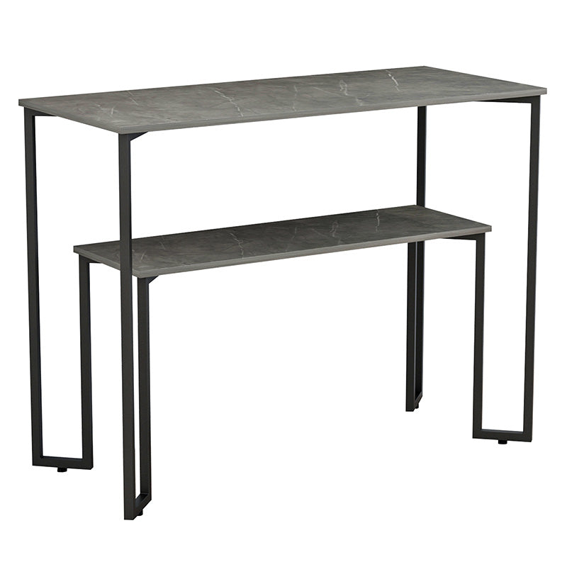 Consolă Homer, Natural - Gri, 110x48x85 cm - Consolă Homer, Natural - Gri, 110x48x85 cm - 230-000010
