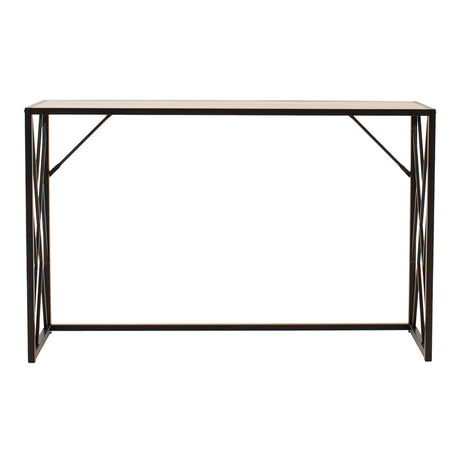 Consola Ivy, nuc - neagra, 120x35x75 cm