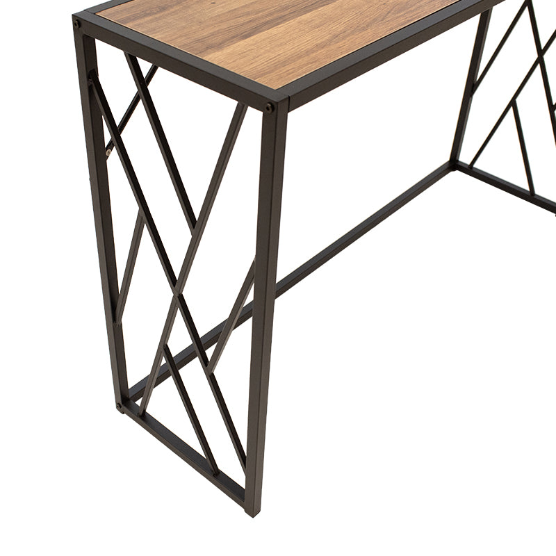 Consola Ivy, nuc - neagra, 120x35x75 cm, detaliu produs