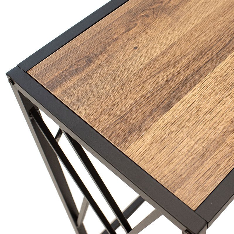 Consola Ivy, nuc - neagra, 120x35x75 cm, perspectiva suplimentara