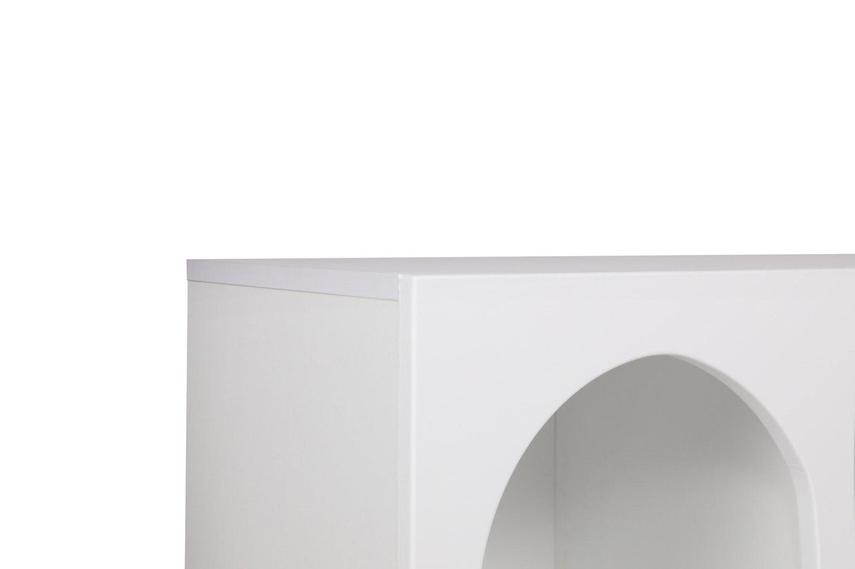 Consolă Liva, Alb, 120x37x74 cm