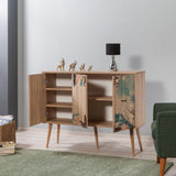 Consolă Mega -  Console 5, Stejar Sonoma, 120x36x90 cm