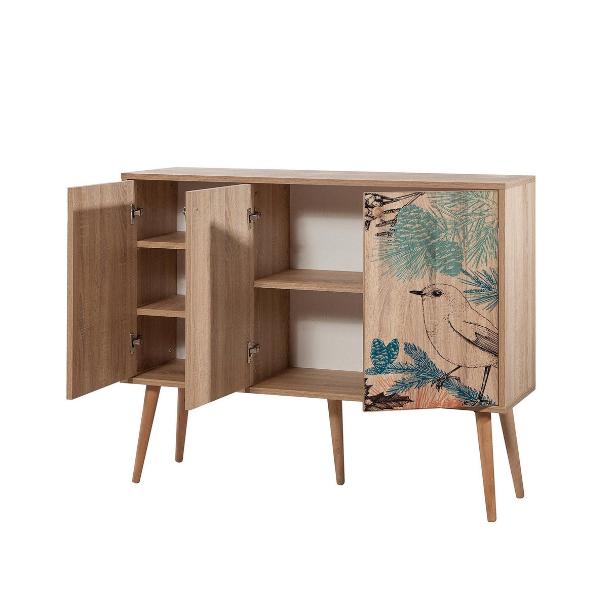 Consolă Mega -  Console 5, Stejar Sonoma, 120x36x90 cm
