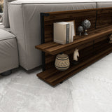 Consola Mela, 180x22 cm - Walnut