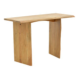 Consolă Mende, Lemn Masiv de Acacia, Natur, 110x50x76 cm