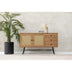 Consola Nala 160 Howard, negru - natural, 160x40 cm - 141HWR1126