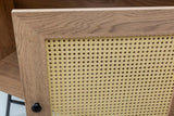 Consola Nala 160 Howard, negru - natural, 160x40 cm - Natural