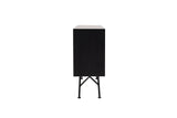 Consola Nala 160 Howard, negru - natural, 160x40 cm - Negru