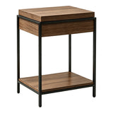 Consolă Odar, cu depozitare, Diverse culori, 63x63x80 cm - Nuc | SKU: 431-000012 | Consolă Odar, cu depozitare, 63x63x80 cm, varianta Nuc, produs pentru amenajarea locuinței, disponibil online în România la CasaMob
