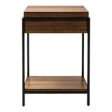 Consolă Odar, cu depozitare, Diverse culori, 63x63x80 cm - Nuc | SKU: 431-000012 | Consolă Odar, cu depozitare, 63x63x80 cm, varianta Nuc, produs pentru amenajarea locuinței, disponibil online în România la CasaMob