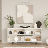 Consola On3 Locelso, nuc - alb, 160x45 cm