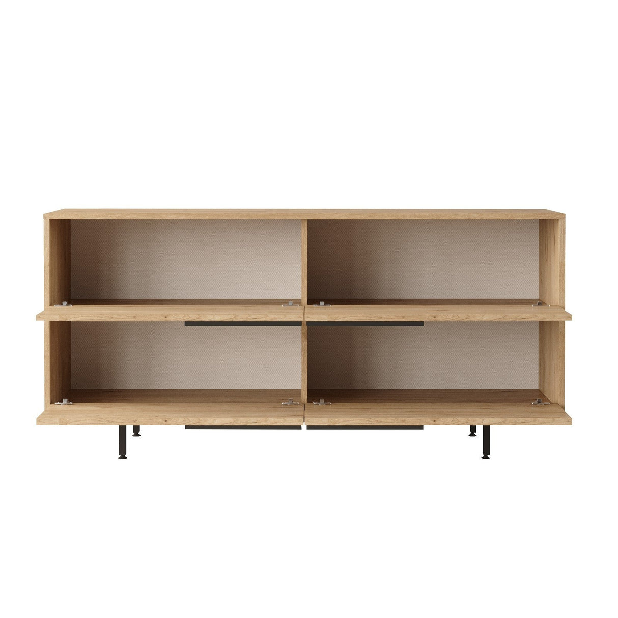 Consola On3 Locelso, nuc - alb, 160x45 cm