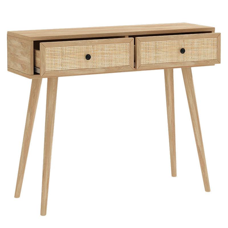 Consolă Oslo, Sonoma - Negru, 100x29x81 cm - Consolă Oslo, Sonoma - Negru, 100x29x81 cm