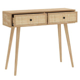 Consolă Oslo, Sonoma - Negru, 100x29x81 cm - Consolă Oslo, Sonoma - Negru, 100x29x81 cm