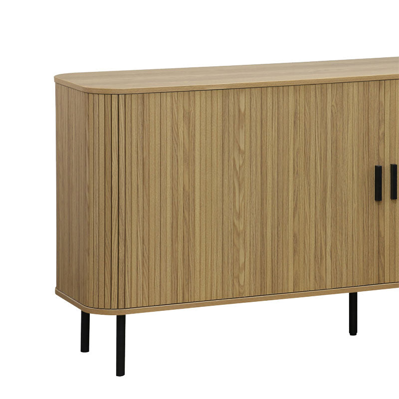 Consolă Scandi MDF, Natural, 170x45x80 cm
