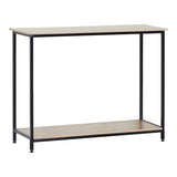Consola Shima, Stejar-Negru, 106x35x81 cm