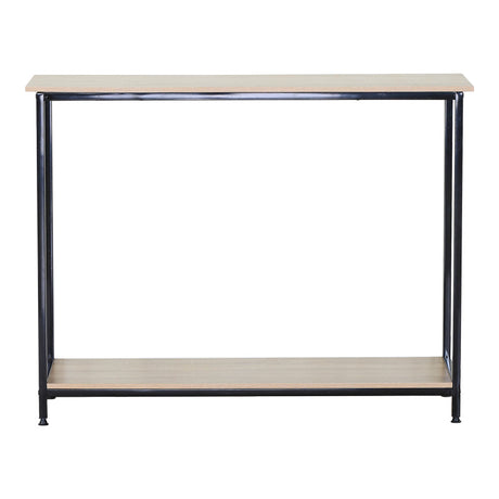 Consola Shima, Stejar-Negru, 106x35x81 cm