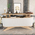 Consolă Consola Stor - Oak, White, Crem, 43x75x150 cm