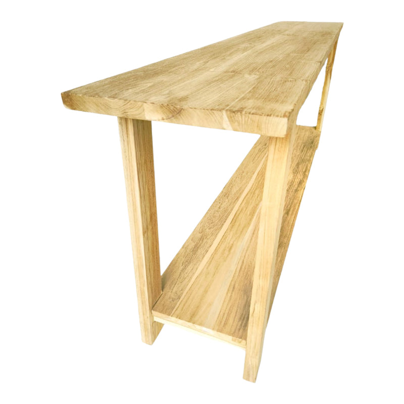 Consolă, Teak, Natur, 200x40x80 cm