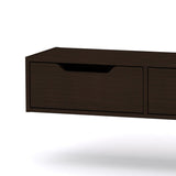 Consolă-toaleta suspendata Alberto, Diverse culori, 100x32x22 cm - Wenge