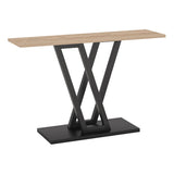 Consola Wirmo, Melamina si metal, 110x30x80 cm - Consola Wirmo, Melamina si metal, 110x30x80 cm