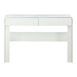 Consola Zaplen din MDF, Alb, 110x38x75 cm